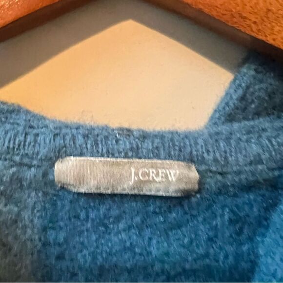 J Crew cable knit wool cardigan with hood Sz Sm/M - Picture 4 of 4